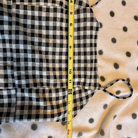 Zara Jacquard Gingham Midi Dress - Picture 5 of 6